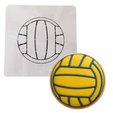 Waterpolo Cookie Cutter Sports Cookie Cutter Lady MINI - 2 Inches (5cm) Stencil ONLY