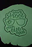 You'll Shoot Your Eye Out Cookie Cutter | Stamp | Stencil #2 Xmas / Winter / NYE Cookie Cutter Lady