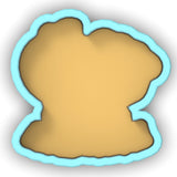 a cookie shaped like the shape of a bear