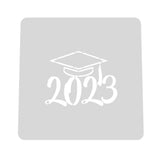 2023 Grad Cap Cookie Cutter | Stamp | Stencil #2 Wedding / Baby / V Day Cookie Cutter Lady MINI - 2 Inches (5cm) Stencil ONLY