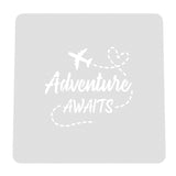 Adventure Awaits Cookie Cutter | Stamp | Stencil #1 Animals & Dinosaurs Cookie Cutter Lady MINI - 2 Inches (5cm) Stencil ONLY
