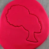 African Girl Doll Cookie Cutter Outline - Girly / Dolls / Princess