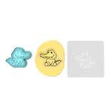 Alligator Body Cookie Cutter | Stamp | Stencil #1