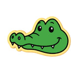 Alligator Head Cookie Cutter | Stamp | Stencil #1