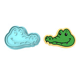 Alligator Head Cookie Cutter | Stamp | Stencil #1