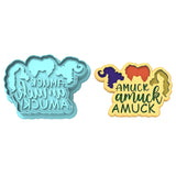 Amuck Amuck Amuck Cookie Cutter | Stamp | Stencil #1
