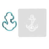 Anchor Cookie Cutter | Stamp | Stencil #2