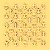 Anchors Textured Pattern Debosser Cookie Cutter Lady