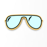 Aviator Glasses Cookie Cutter | Stamp | Stencil #1