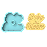 Baby in Bloom Cookie Cutter | Stamp | Stencil #3 Wedding / Baby / V Day Cookie Cutter Lady