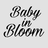 Baby in Bloom Cookie Cutter | Stamp | Stencil #3 Wedding / Baby / V Day Cookie Cutter Lady 2 Inch Small Cupcake Stencil Only No