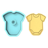 Baby Onesie Cookie Cutter | Stamp | Stencil #1
