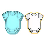 Baby Onesie Cookie Cutter | Stamp | Stencil #1
