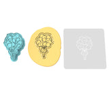 Balloon Girl Cookie Cutter | Stamp | Stencil #1