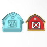 Barn Cookie Cutter | Stamp | Stencil #1
