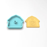 Barn Cookie Cutter | Stamp | Stencil #1