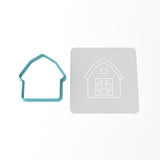 Barn Cookie Cutter | Stamp | Stencil #1