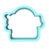 Baseball Dad Cookie Cutter | Stamp | Stencil #1 Wedding / Baby / V Day Cookie Cutter Lady MINI - 2 Inches (5cm) Cookie Cutter ONLY (Outline)