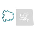 Be Mermazing Cookie Cutter | Stamp | Stencil #1