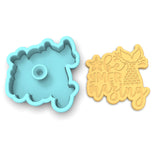 Be Mermazing Cookie Cutter | Stamp | Stencil #1