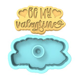 Be My Valentine Cookie Cutter | Stamp | Stencil #3 Wedding / Baby / V Day Cookie Cutter Lady
