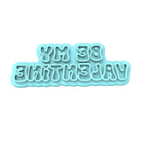 Be My Valentine Cookie Cutter | Stamp | Stencil Wedding / Baby / V Day Cookie Cutter Lady MINI - 2 Inches (5cm) Stamp ONLY