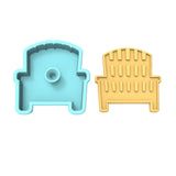 Beach Chair Cookie Cutter | Stamp | Stencil #2
