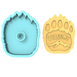 Bear Claw Welcome Cookie Cutter | Stamp | Stencil #1 Wedding / Baby / V Day Cookie Cutter Lady