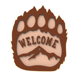 Bear Claw Welcome Cookie Cutter | Stamp | Stencil #1 Wedding / Baby / V Day Cookie Cutter Lady