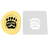 Bear Claw Welcome Cookie Cutter | Stamp | Stencil #1 Wedding / Baby / V Day Cookie Cutter Lady