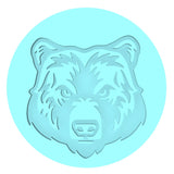 Bear Face Cookie Cutter | Stamp | Stencil #2 Animals & Dinosaurs Cookie Cutter Lady MINI - 2 Inches (5cm) Debosser ONLY