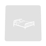 Bed Cookie Cutter | Stamp | Stencil #1 Bachelorette & Bachelor Cookie Cutter Lady MINI - 2 Inches (5cm) Stencil ONLY