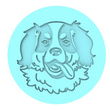 Bernese Mountain Dog Cookie Cutter | Stamp | Stencil #1 Animals & Dinosaurs Cookie Cutter Lady MINI - 2 Inches (5cm) Debosser ONLY