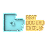 Best Dog Dad Ever Cookie Cutter | Stamp | Stencil #1 Animals & Dinosaurs Cookie Cutter Lady