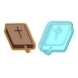 Bible Cookie Cutter | Stamp | Stencil #1 Animals & Dinosaurs Cookie Cutter Lady MINI - 2 Inches (5cm) **BUNDLE** Cutter + Stamp