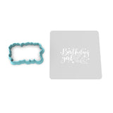 Birthday Girl Mermaid Cookie Cutter | Stamp | Stencil #1