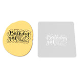 Birthday Girl Mermaid Cookie Cutter | Stamp | Stencil #1