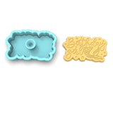 Birthday Girl Mermaid Cookie Cutter | Stamp | Stencil #1