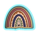 Boho Rainbow Cookie Cutter | Stamp | Stencil Girly / Dolls / Princess Cookie Cutter Lady
