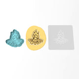 Bonfire Cookie Cutter | Stamp | Stencil #2