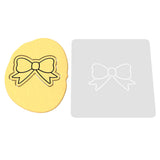 Bow Cookie Cutter | Stamp | Stencil #1 Cookie Cutter Lady 2 Inch Small Cupcake Stamp Only Yes