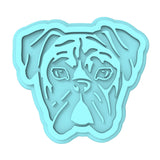 Boxer Cookie Cutter | Stamp | Stencil #1 Animals & Dinosaurs Cookie Cutter Lady MINI - 2 Inches (5cm) Stamp ONLY