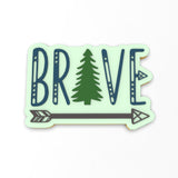 Brave Cookie Cutter | Stamp | Stencil #1