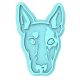 Bull Terrier Cookie Cutter | Stamp | Stencil #1 Animals & Dinosaurs Cookie Cutter Lady MINI - 2 Inches (5cm) Stamp ONLY