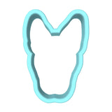 Bull Terrier Cookie Cutter | Stamp | Stencil #1 Animals & Dinosaurs Cookie Cutter Lady MINI - 2 Inches (5cm) Cookie Cutter ONLY (Outline)