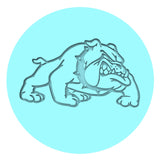 Bulldog Body Cookie Cutter | Stamp | Stencil #1 Animals & Dinosaurs Cookie Cutter Lady MINI - 2 Inches (5cm) Debosser ONLY