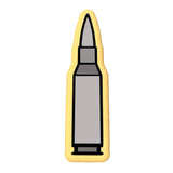 Bullet Cookie Cutter | Stamp | Stencil #1 Boys/ Army / Outdoorsman Cookie Cutter Lady