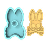 Bunny Bones Criss Cross Cookie Cutter | Stamp | Stencil #1 Animals & Dinosaurs Cookie Cutter Lady