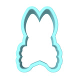 Bunny Bones Criss Cross Cookie Cutter | Stamp | Stencil #1 Animals & Dinosaurs Cookie Cutter Lady MINI - 2 Inches (5cm) Cookie Cutter ONLY (Outline)