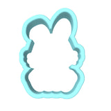 Bunny Boy Cookie Cutter | Stamp | Stencil #2 Animals & Dinosaurs Cookie Cutter Lady MINI - 2 Inches (5cm) Cookie Cutter ONLY (Outline)